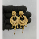 Pari Art Jewellery Classic Forming Gold Dangler Earrings