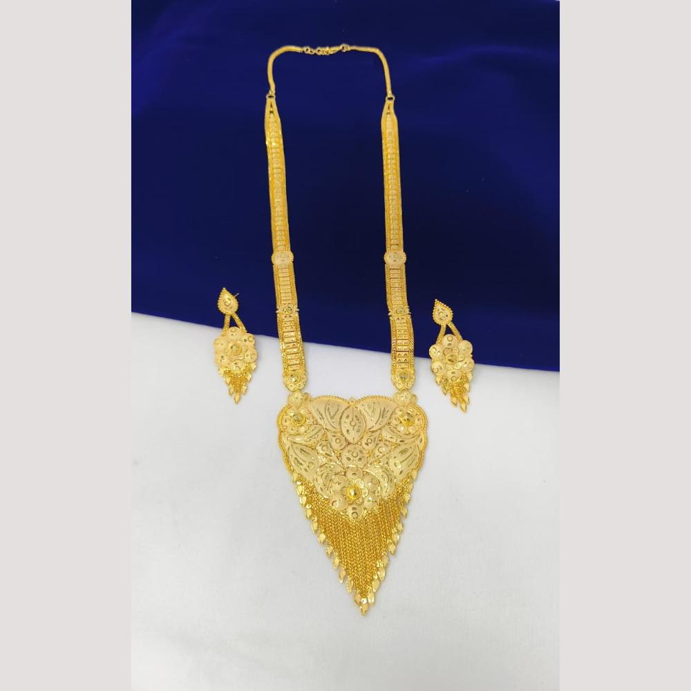Pari Art Jewellery Royal Style Forming Long Necklace Set