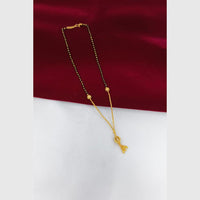 Pari Art Jewellery Stylish Black Beads Forming Mangalsutra