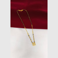 Pari Art Jewellery Stylish Black Beads Forming Mangalsutra