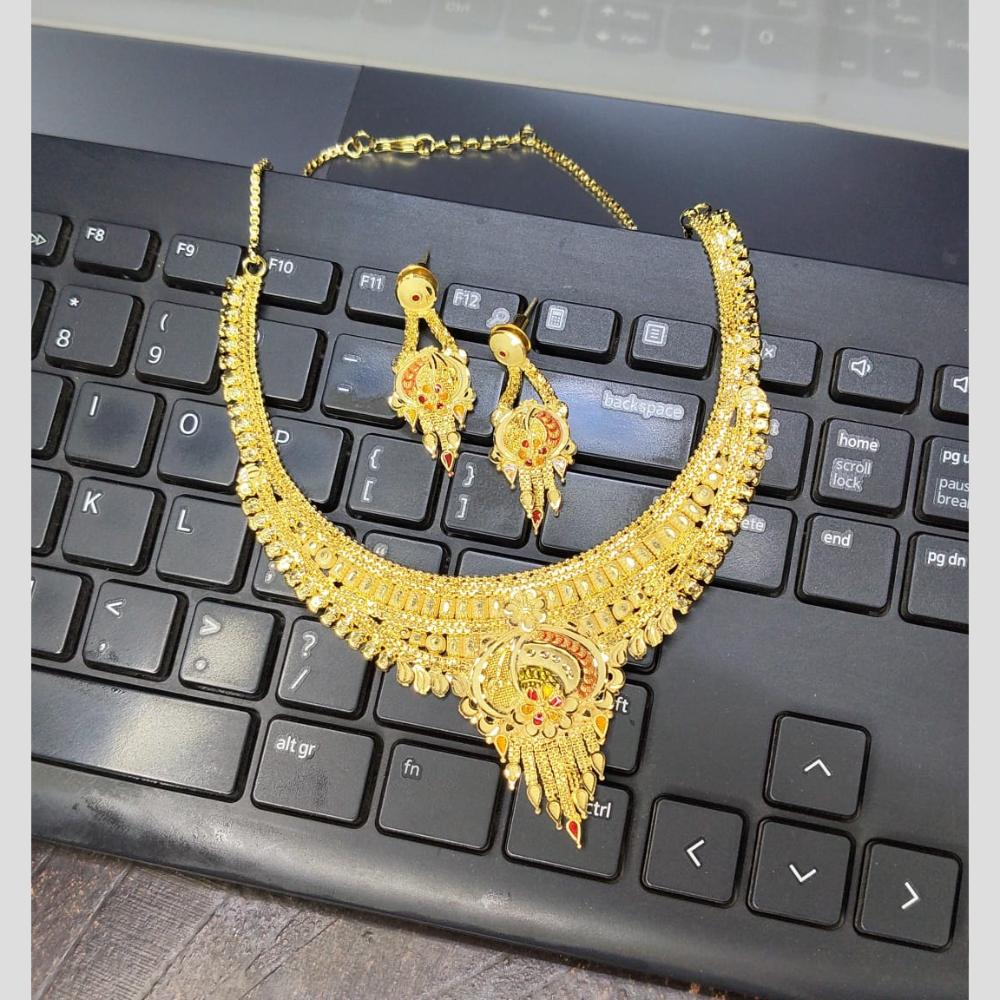 Pari Art Jewellery Royal Style Forming Necklace Set