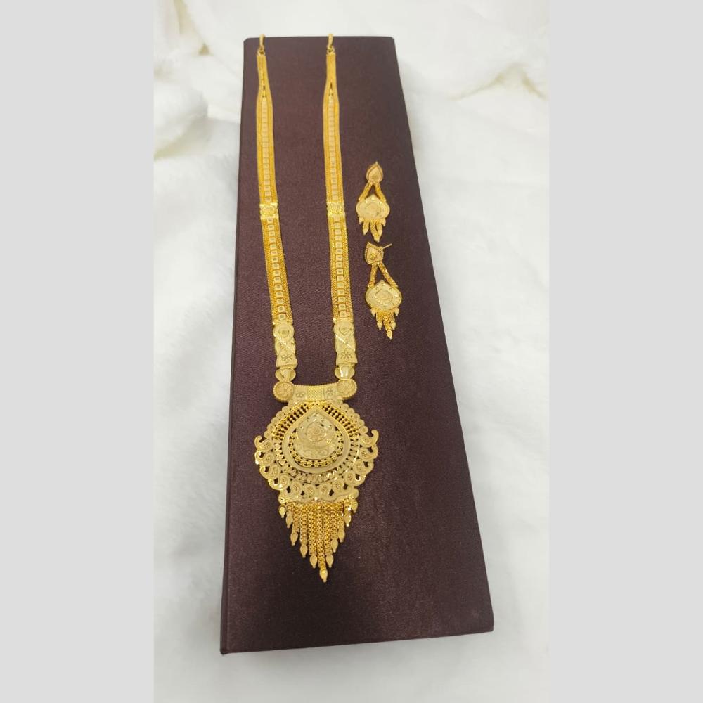 Pari Art Jewellery Royal Style Forming Long Necklace Set