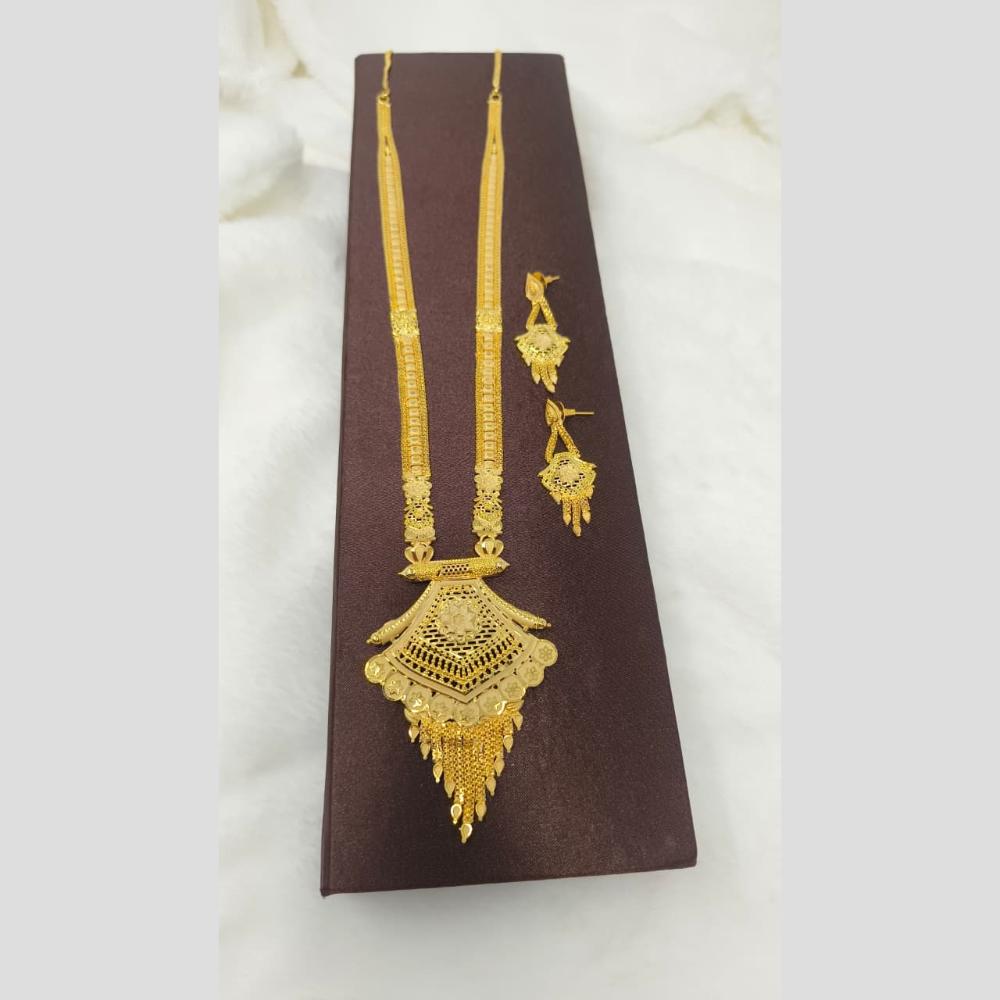 Pari Art Jewellery Royal Style Forming Long Necklace Set