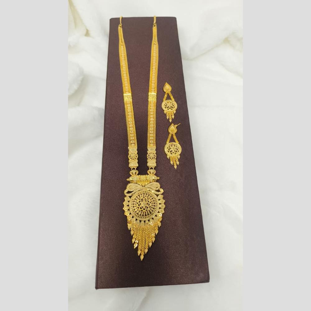Pari Art Jewellery Royal Style Forming Long Necklace Set