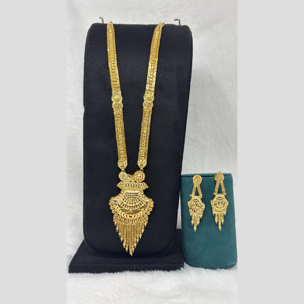 Pari Art Jewellery Royal Style Forming Long Necklace Set