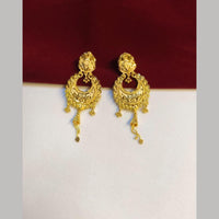 Pari Art Jewellery Classic Forming Gold Dangler Earrings