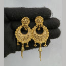 Pari Art Jewellery Classic Forming Gold Dangler Earrings