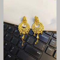 Pari Art Jewellery Classic Forming Gold Dangler Earrings