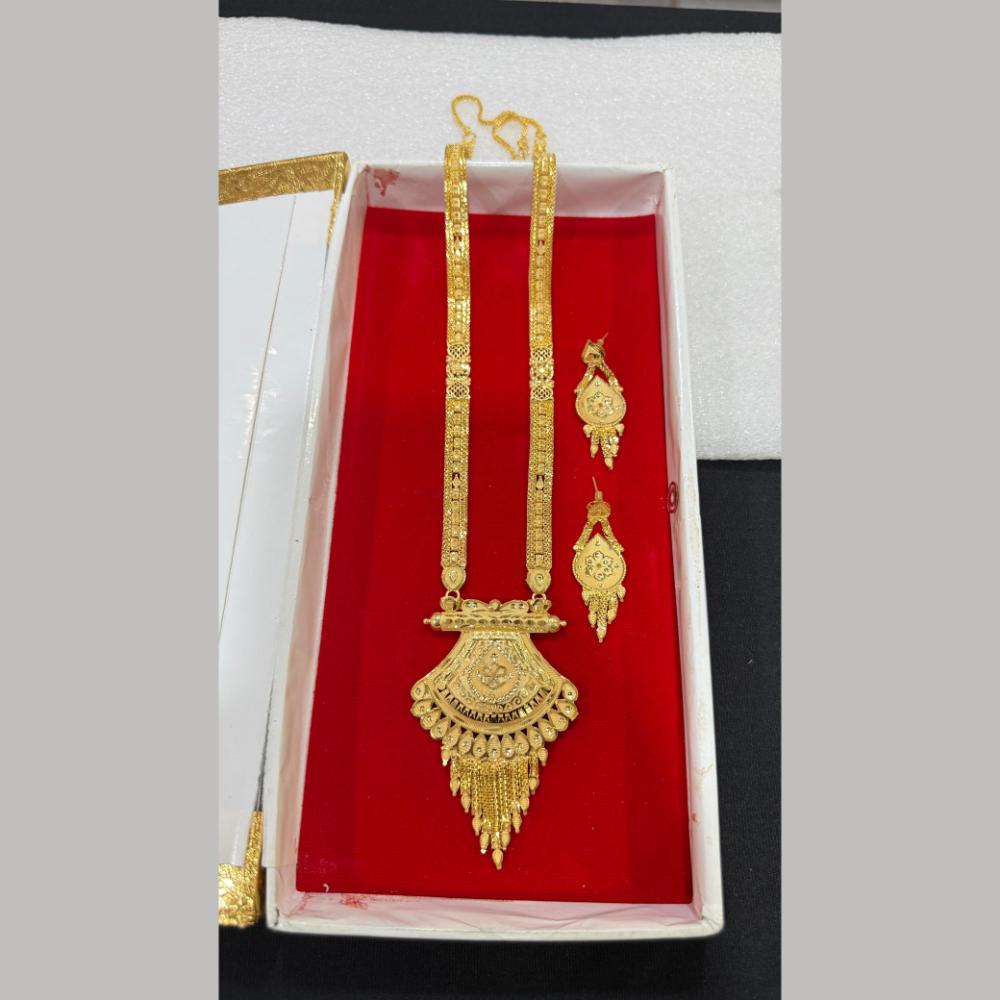Pari Art Jewellery Royal Forming Designer Long Necklace Set
