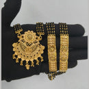 Pari Art Jewellery Designer Black Beads Forming Mangalsutra