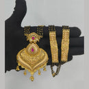 Pari Art Jewellery Designer Black Beads Forming Mangalsutra