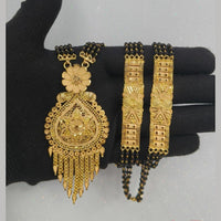 Pari Art Jewellery Designer Black Beads Forming Mangalsutra