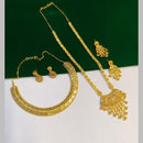 Pari Art Jewellery Premium Gold Forming Double Necklace Set
