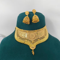 Pari Art Jewellery Royal Forming Designer Choker Necklace Set