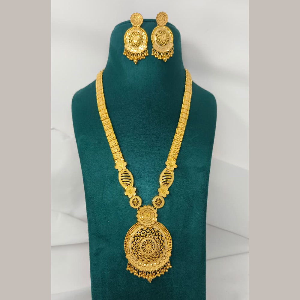 Pari Art Jewellery Royal Forming Designer Long Necklace Set