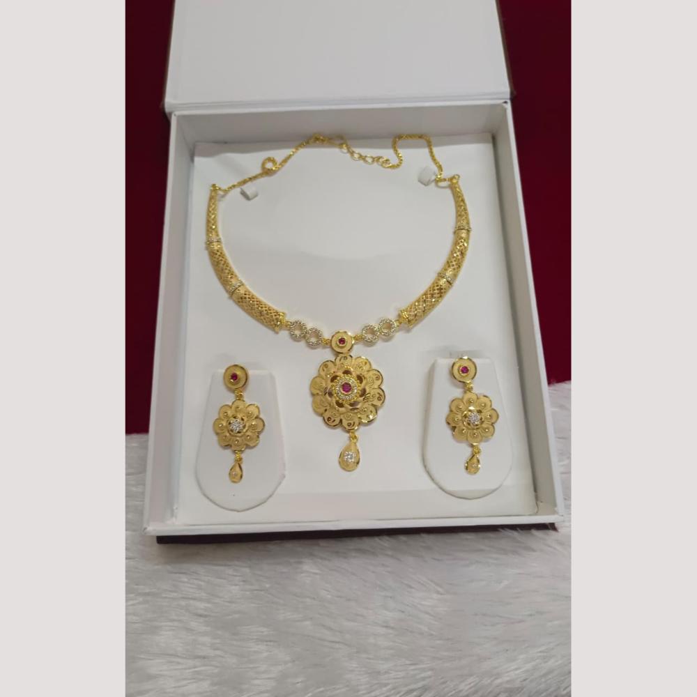 Pari Art Jewellery Royal Forming Designer Choker Necklace Set
