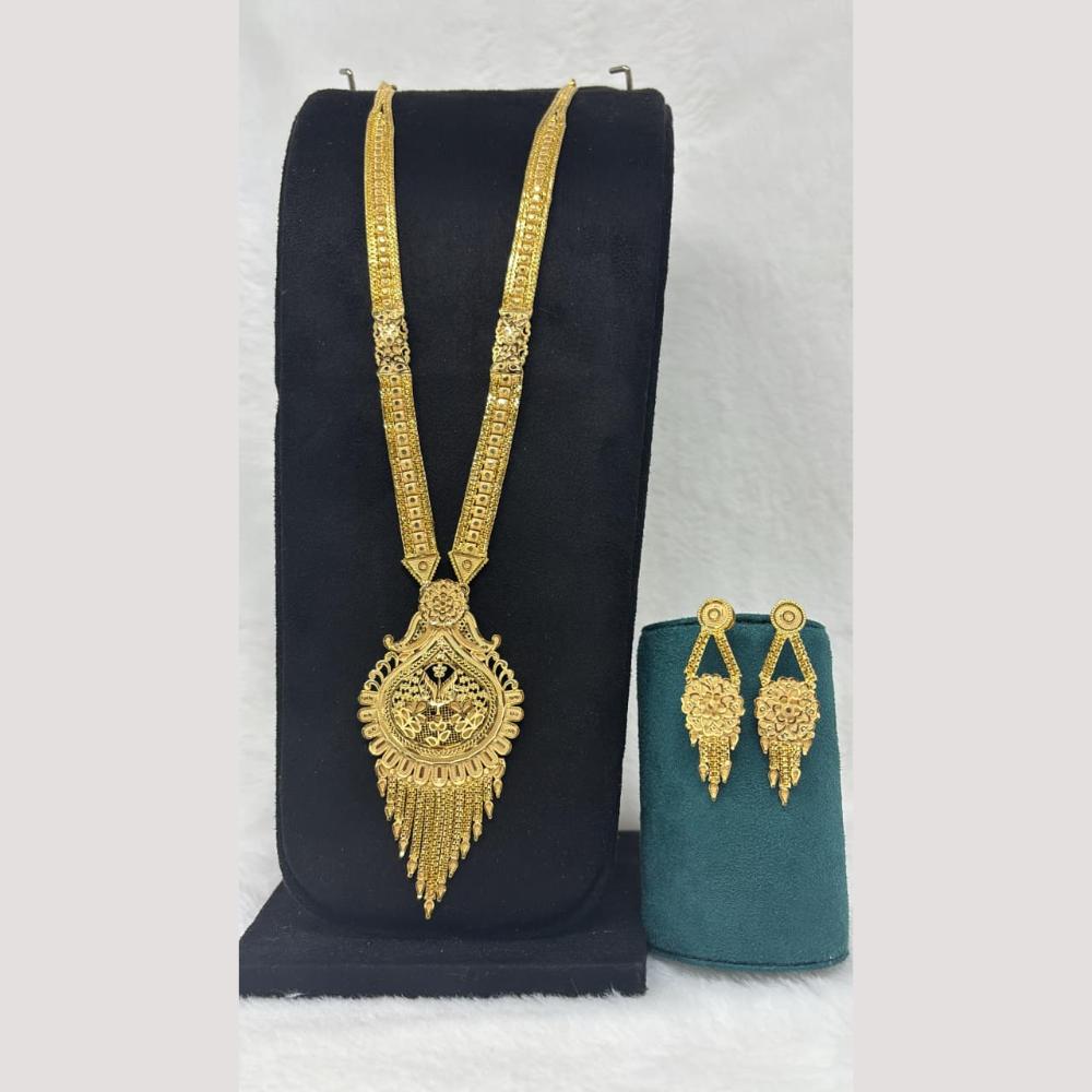 Pari Art Jewellery Royal Forming Designer Long Necklace Set
