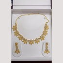 Pari Art Jewellery Royal Forming Designer Floral  Necklace Set