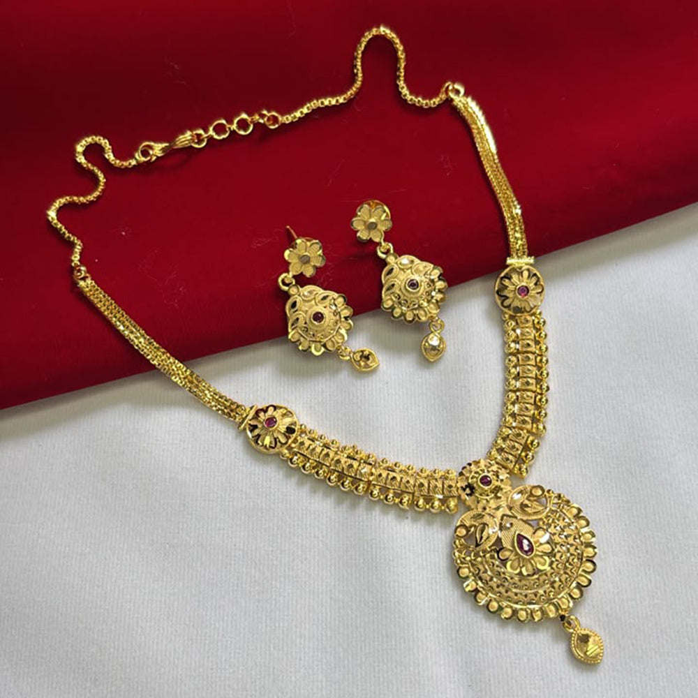 Pari Art Jewellery Royal Forming Designer Necklace Set