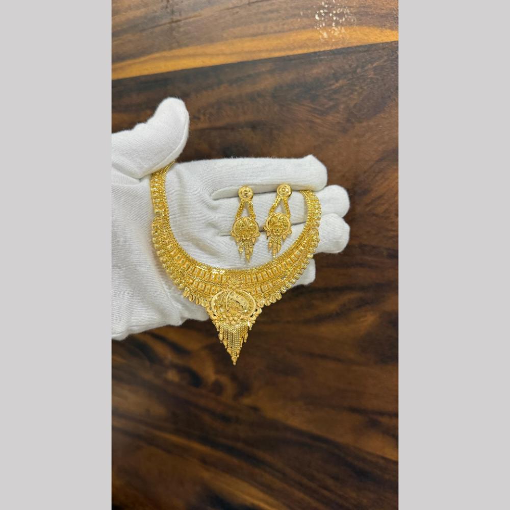 Pari Art Jewellery Royal Forming Designer Necklace Set