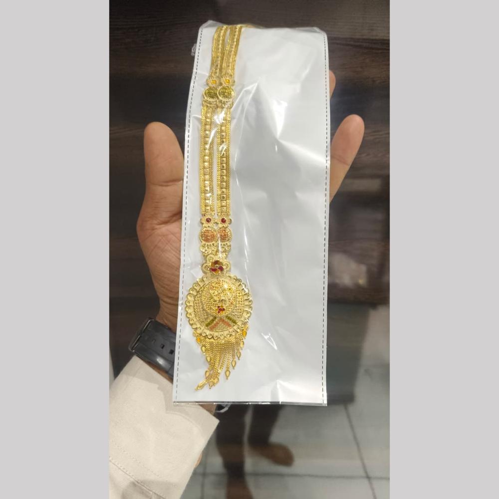 Pari Art Jewellery Royal Forming Designer Meenakari Long Necklace Set
