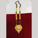 Pari Art Jewellery Graceful Forming Black Pearl Mangalsutra