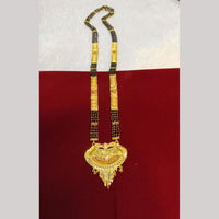 Pari Art Jewellery Graceful Forming Black Pearl Mangalsutra