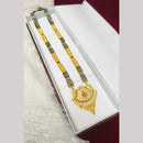 Pari Art Jewellery Graceful Forming Black Pearl Mangalsutra