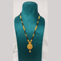 Pari Art Jewellery Graceful Forming Black Pearl Mangalsutra