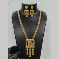 Pari Art Jewellery Turkish Forming Exclusive Designer Long Necklace Set  