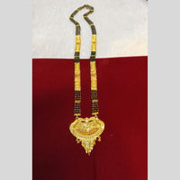 Pari Art Jewellery Graceful Forming Black Pearl Mangalsutra