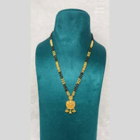 Pari Art Jewellery Graceful Forming Black Pearl Mangalsutra