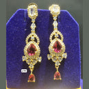 Jain Jewellers Gold Plated AD Stone Dangler Earrings
