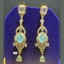 Jain Jewellers Gold Plated AD Stone Dangler Earrings