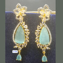 Jain Jewellers Gold Plated AD Stone Dangler Earrings