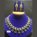 Jain Jewellers Gold Plated AD Stone Necklace Set