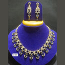 Jain Jewellers Gold Plated AD Stone Necklace Set