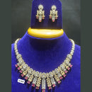 Jain Jewellers Gold Plated AD Stone Necklace Set