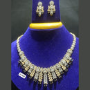 Jain Jewellers Gold Plated AD Stone Necklace Set