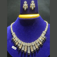 Jain Jewellers Gold Plated AD Stone Necklace Set