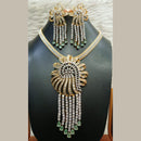 Jain Jewellers Gold Plated AD Necklace Set