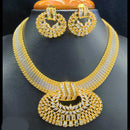 Jain Jewellers Stylish AD Necklace Set for Women – 2-Tone Plated
