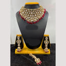 Jain Jewellers Gold Plated Polki Kundan Necklace Set