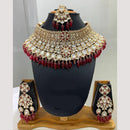 Jain Jewellers Gold Plated Polki Kundan Necklace Set