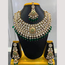 Jain Jewellers Gold Plated Polki Kundan Necklace Set