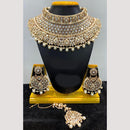 Jain Jewellers Gold Plated Polki Kundan Necklace Set