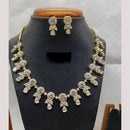 Jain Jewellers Gold Plated American Diamond Necklace Set