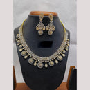 Jain Jewellers Gold Plated American Diamond Necklace Set