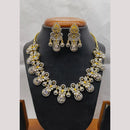 Jain Jewellers Gold Plated American Diamond Necklace Set