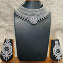 Jain Jewellers Premium  American Diamond Designer Necklace Set 